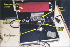 A Clock in a Case - Image by Irving, Texas, Police Dept