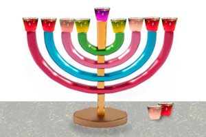 Jello Shot Menorah - Photoshop Image by CHCollins