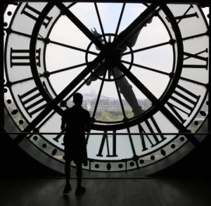 Photo of clock at Musee D'Orsay