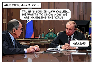 The Red State Cure Cartoon: Putin Has the Last Laugh As Trump Claims Sarcasm