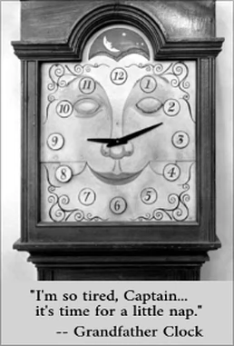 Grandfather Clock - Captain K The 100 Billionth Person